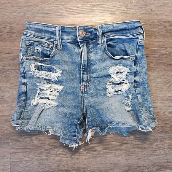 American Eagle Outfitters Pants - American Eagle Distressed Next Level Stretch Denim Women Shorts